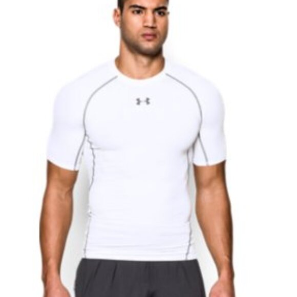 Men's UA HeatGear Armour Short Sleeve Compression Shirt - Picture 1 of 5
